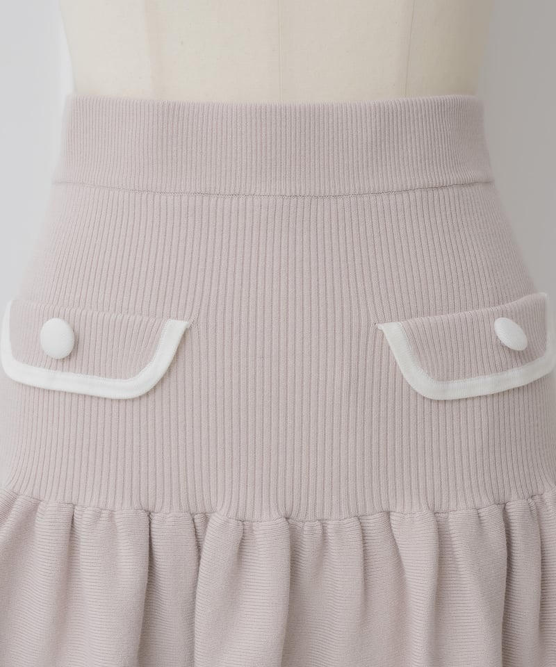 【HOTWAX・チューンナップ済み】 レディースフルセット バイカラーリボンミニスカートセットアップ | DOLCELICHE（ドルチェ