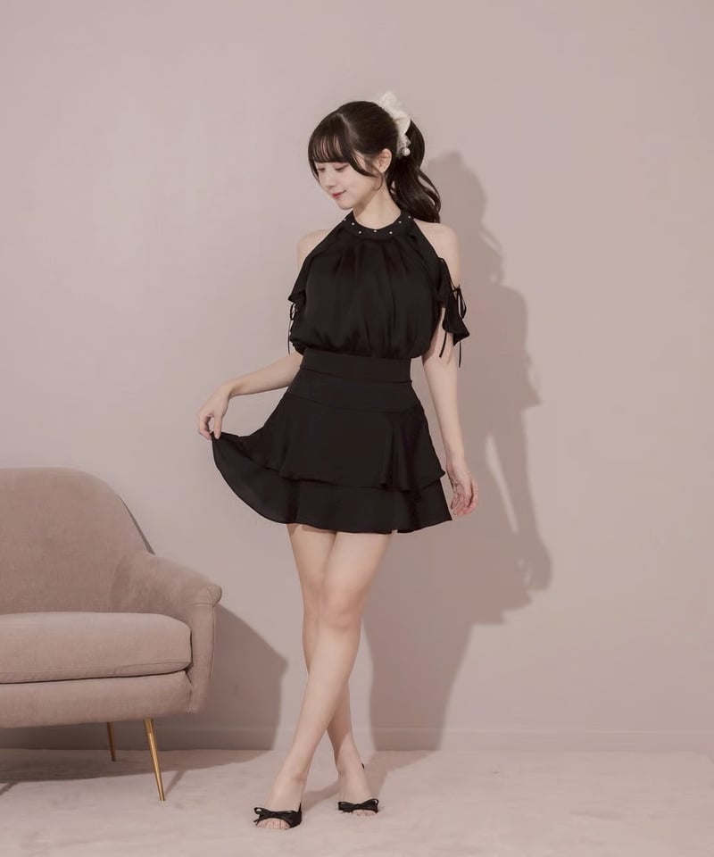 ♡Dolce♡ドルチェ♡オケージョンセットアップ【黒】3点セット♡ 毎年人気の卒入式セットアップ！！ | ママだって女の子♡