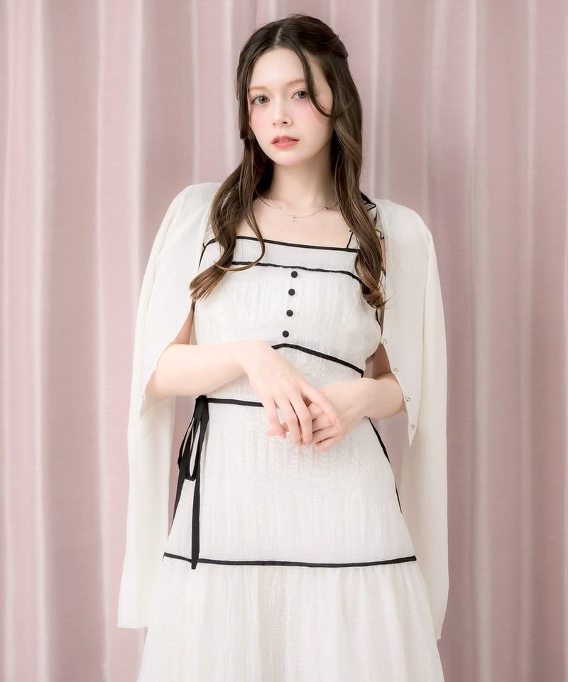 ワンピース theredthread veil frill garter shorts THEREDTHREAD / ザレッドスレッド】veil frill garter shorts