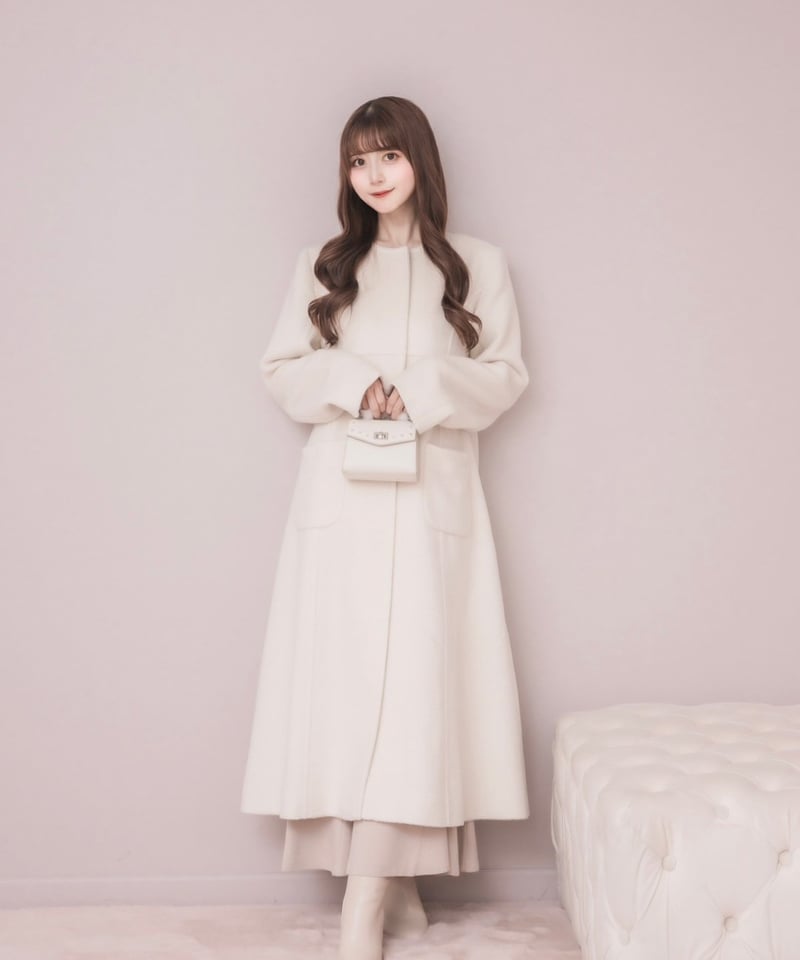 3wayリボンティペットロングコート | DOLCELICHE(ドルチェリーチェ) 3wayリボンティペットロングコート | DOLCELICHE(ドルチェリーチェ)