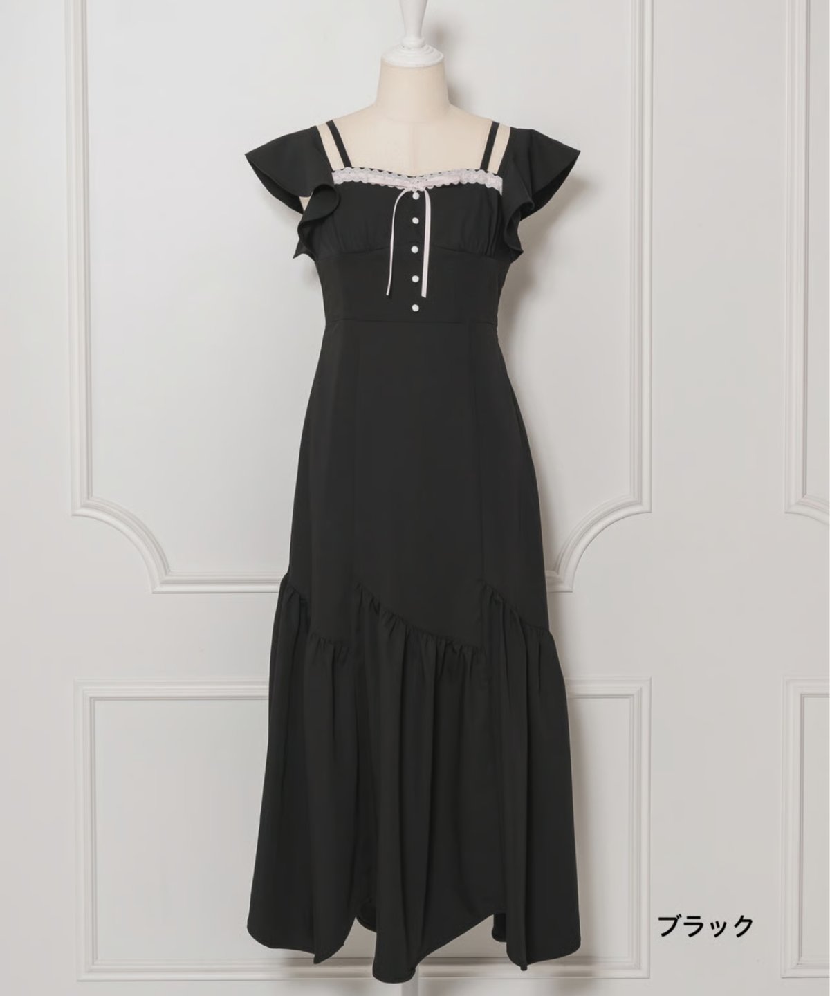 DOLCE LICHE イレギュラーヘムティアードワンピース fit=scale-down,w=1200