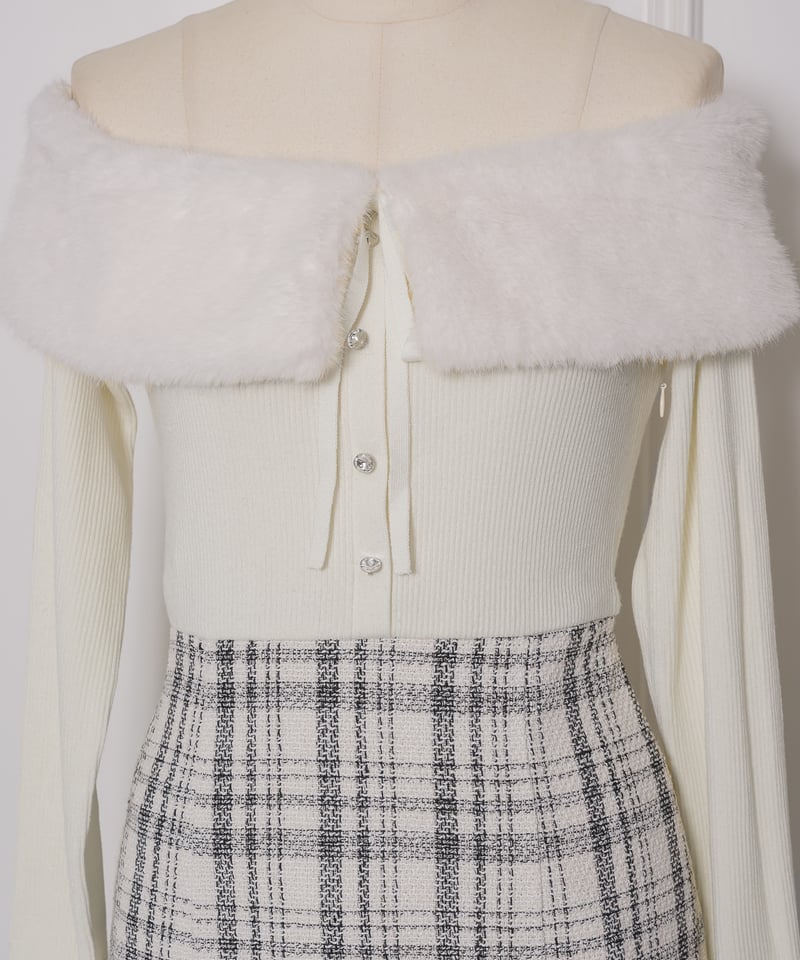 FURオフショルドッキングワンピース | DOLCELICHE（ドルチェリーチェ）