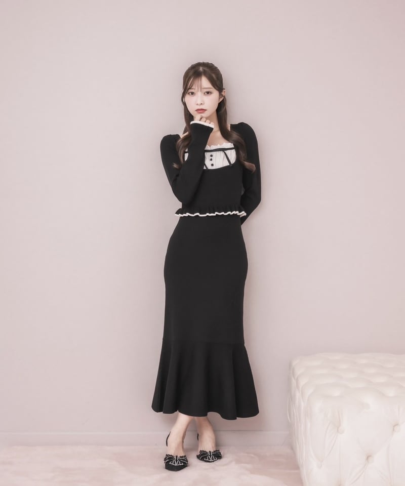 DOLCELICHE ドルチェリーチェ ワンピース デニムマーメイドワンピース | DOLCELICHE（ドルチェリーチェ）