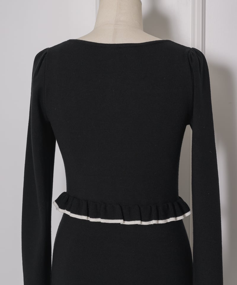 ラウンドフリルニットワンピース | DOLCELICHE（ドルチェリーチェ）