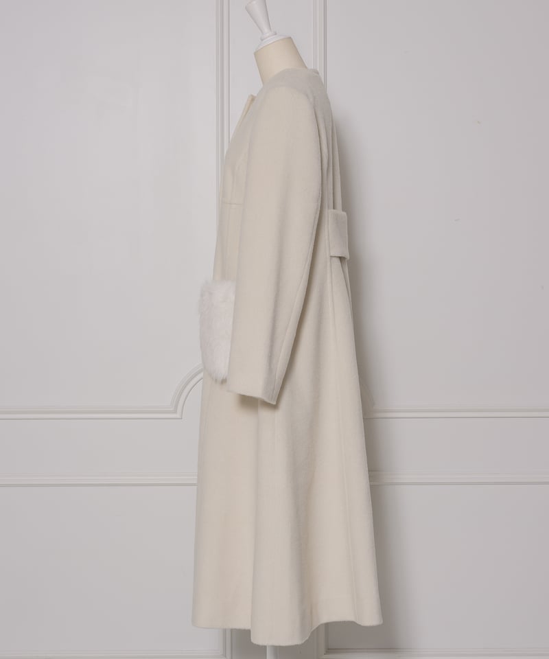 3wayリボンティペットロングコート | DOLCELICHE（ドルチェリーチェ）