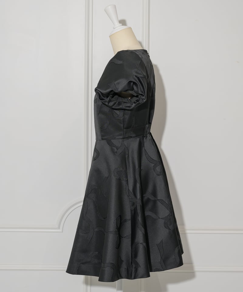 DOLCE LICHE リボンジャガードミニワンピース リボンジャガードミニワンピース | DOLCELICHE（ドルチェリーチェ）