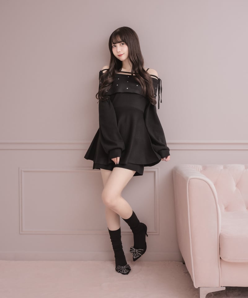 ペプラムトップスニットセットアップ | DOLCELICHE（ドルチェリーチェ）