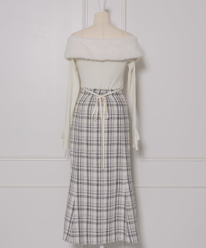 FURオフショルドッキングワンピース | DOLCELICHE（ドルチェリーチェ）