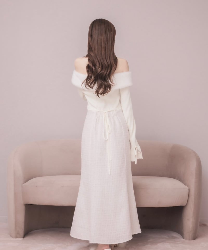 DOLCELICHE FURオフショルドッキングワンピース FURオフショルドッキングワンピース | DOLCELICHE（ドルチェリーチェ）