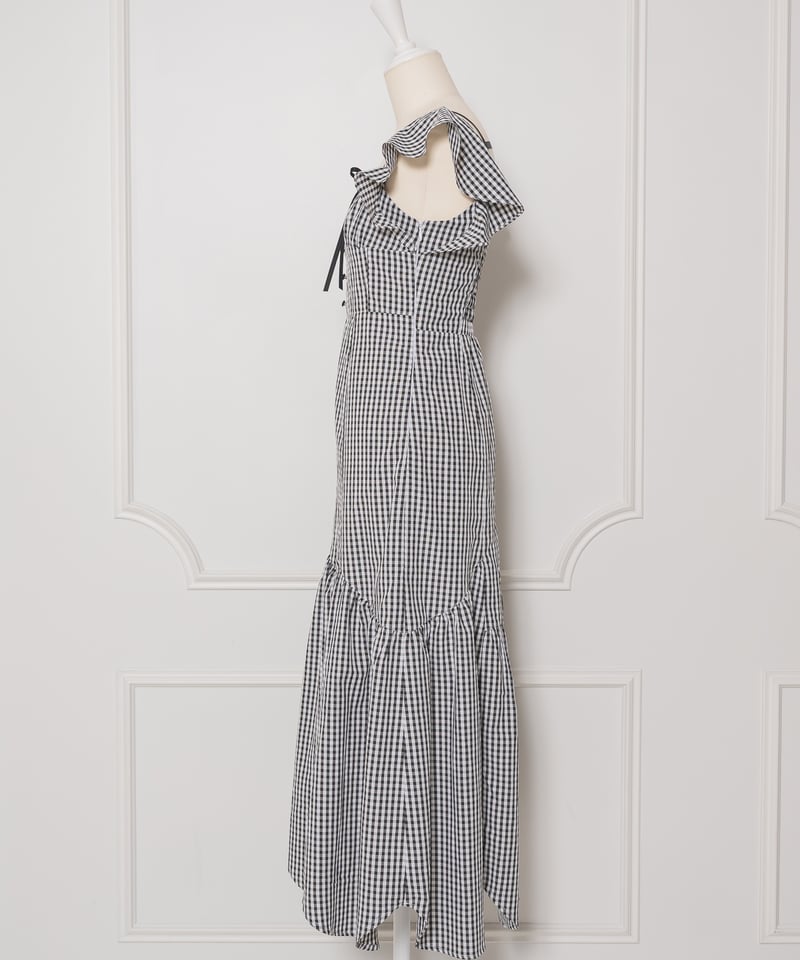 DOLCELICHE カットワークワンピース ホワイトチェック fit=scale-down,w=1200