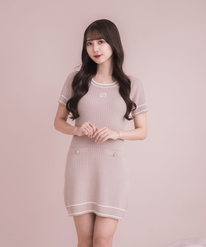 DOLCELICHE ドルチェリーチェ ワンピース DOLCELICHE ドルチェリーチェ オフショルダーチェックワンピース