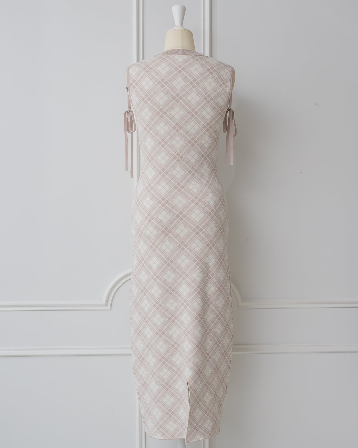 トップス付きチェックニットワンピース | DOLCELICHE（ドルチェリーチェ）