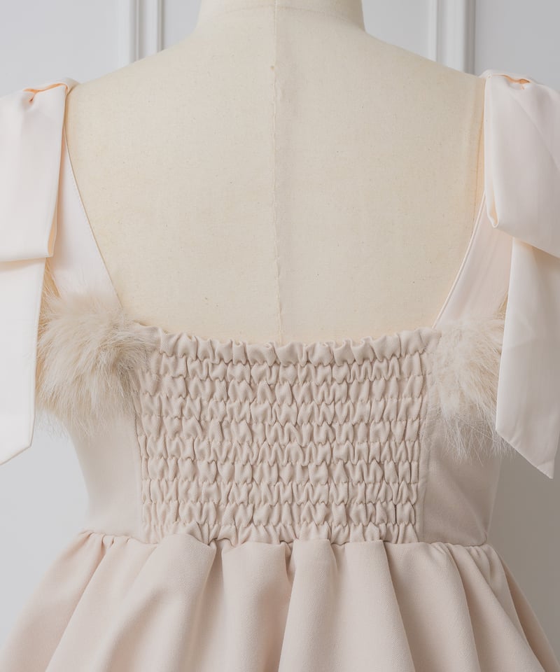 FURネックラインロンパース | DOLCELICHE（ドルチェリーチェ）