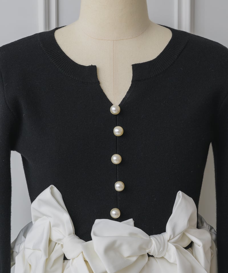 完売品 バルーンリボントップス リボンバルーントップス | DOLCELICHE（ドルチェリーチェ）