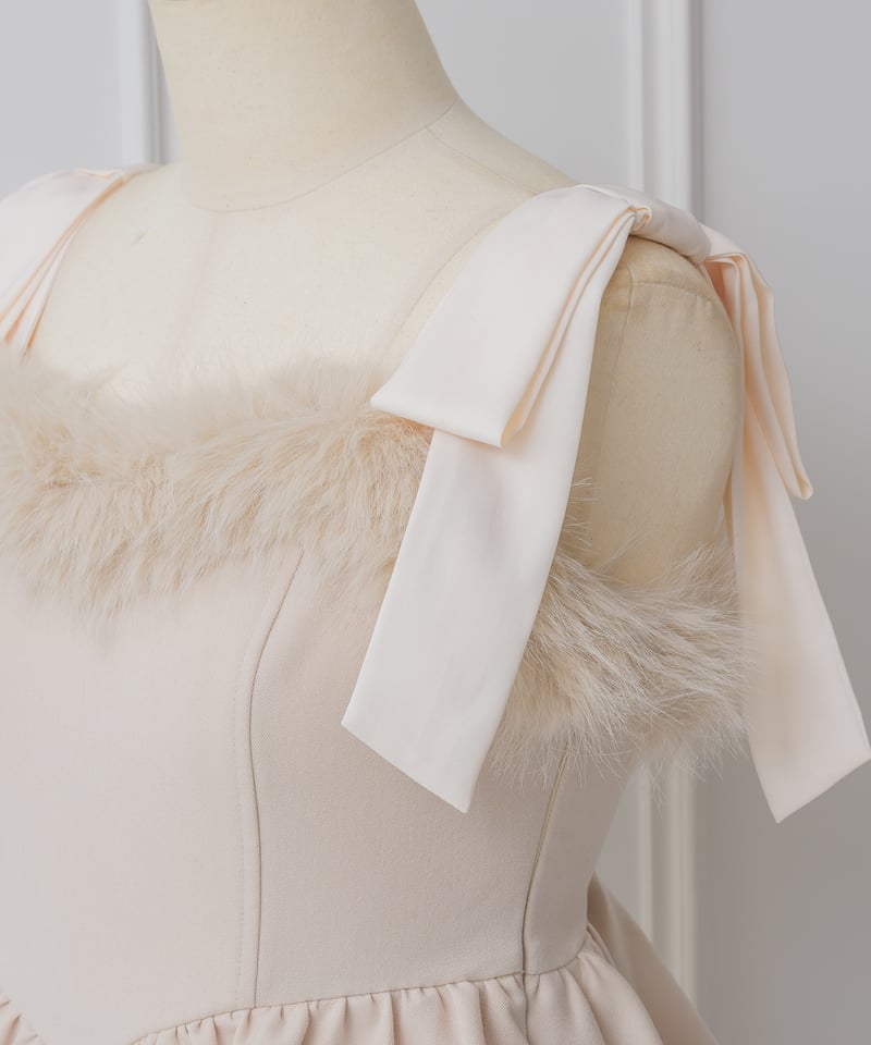 FURネックラインロンパース | DOLCELICHE（ドルチェリーチェ）