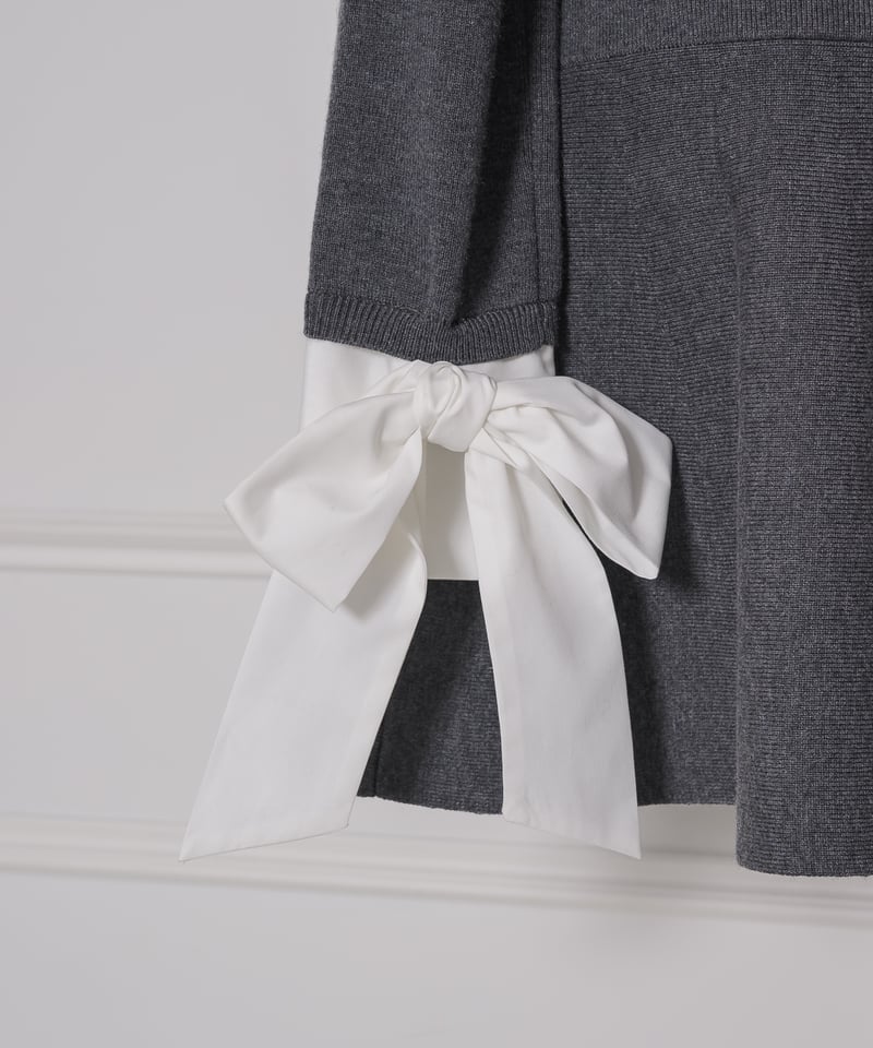 シャツレイヤードミニニットワンピース | DOLCELICHE（ドルチェリーチェ）