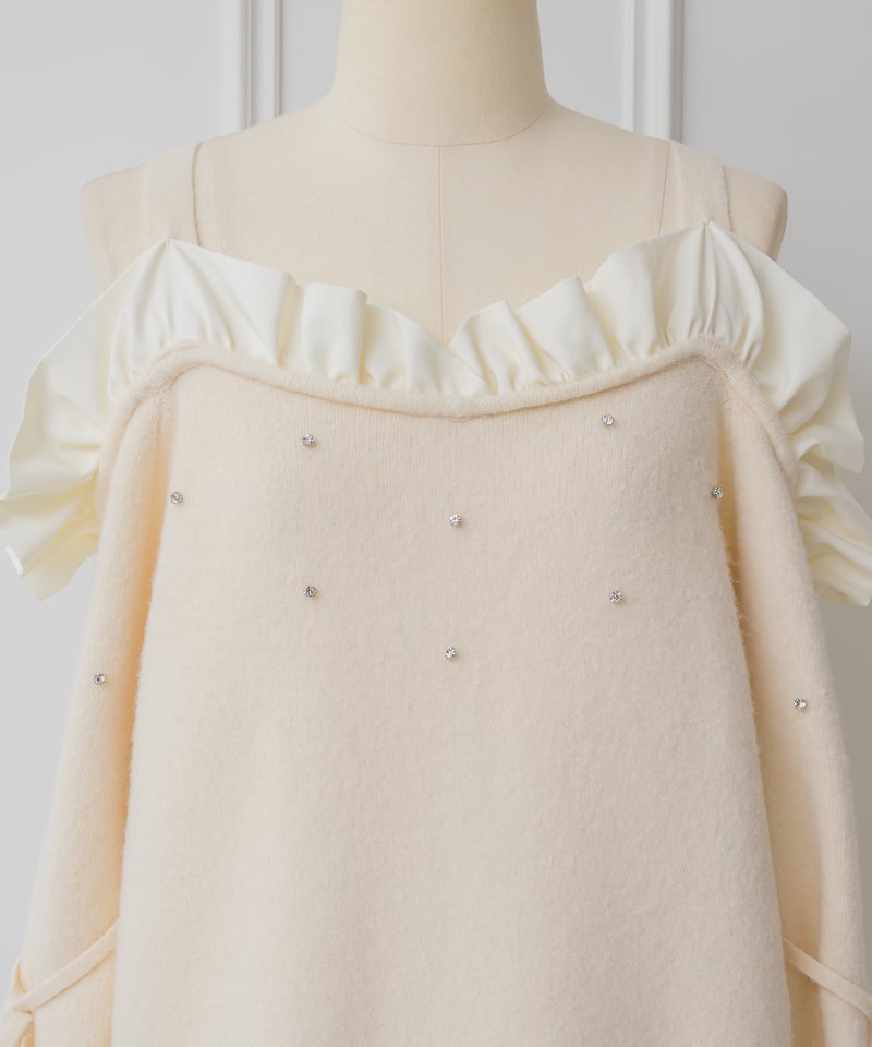 オフショルフリルミニニットワンピース | DOLCELICHE（ドルチェリーチェ）