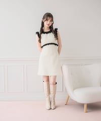 フリルツイードミニワンピース | DOLCELICHE（ドルチェリーチェ）