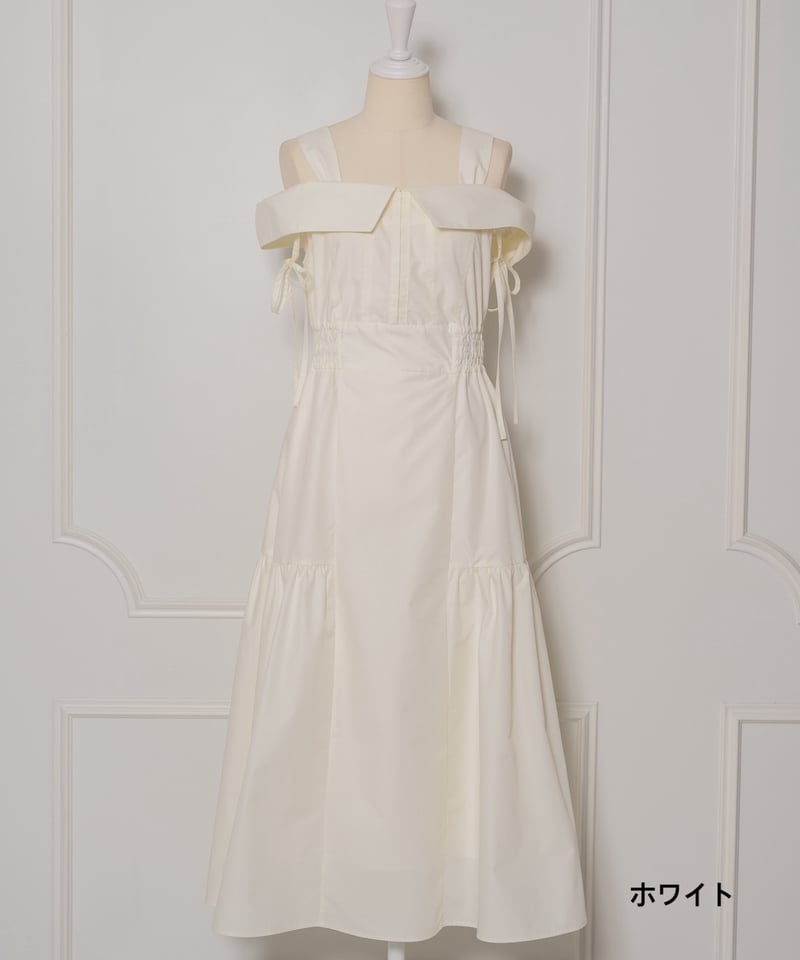 フロントホックオフショルダーワンピース | DOLCELICHE（ドルチェ