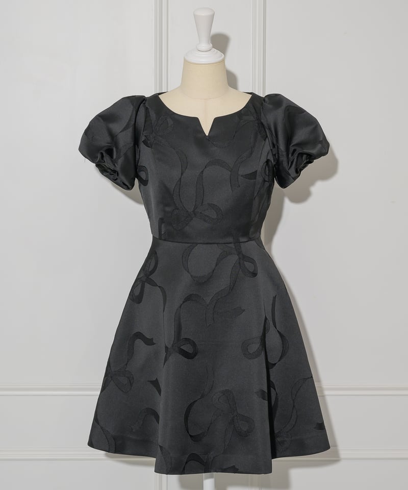 リボンジャガードミニワンピース | DOLCELICHE（ドルチェリーチェ）