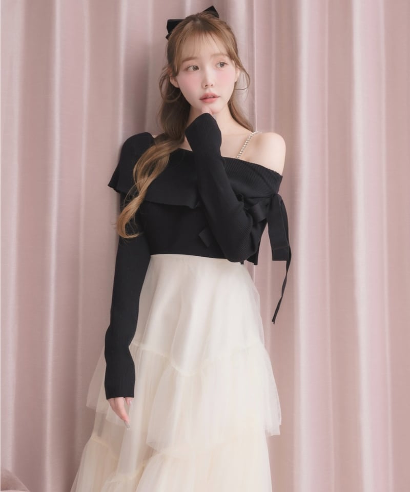 ティアードチュールドッキングワンピース | DOLCELICHE（ドルチェ