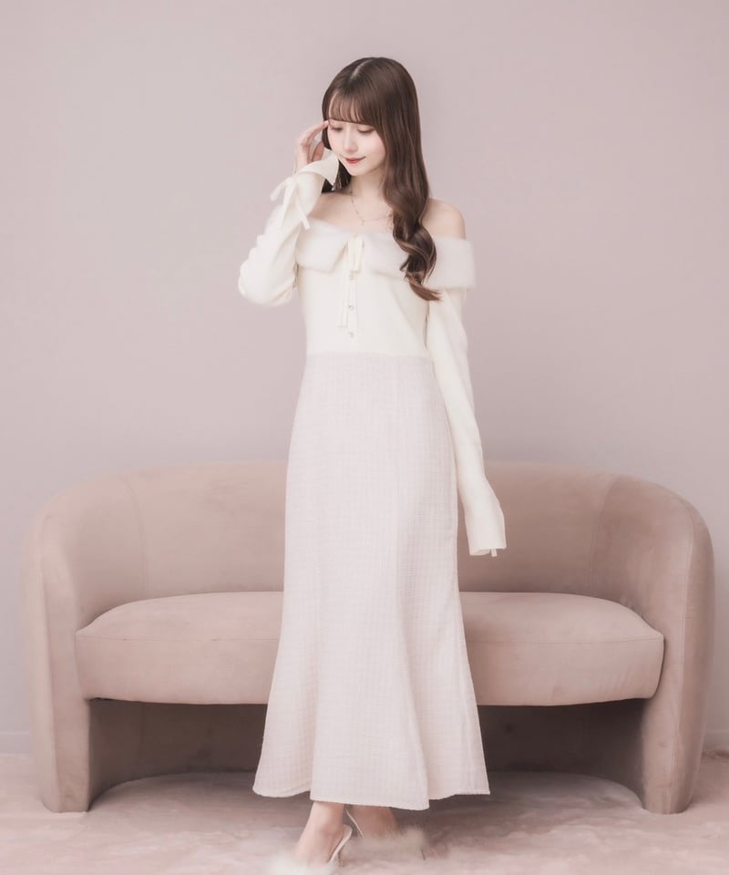 FURオフショルドッキングワンピース | DOLCELICHE（ドルチェリーチェ）