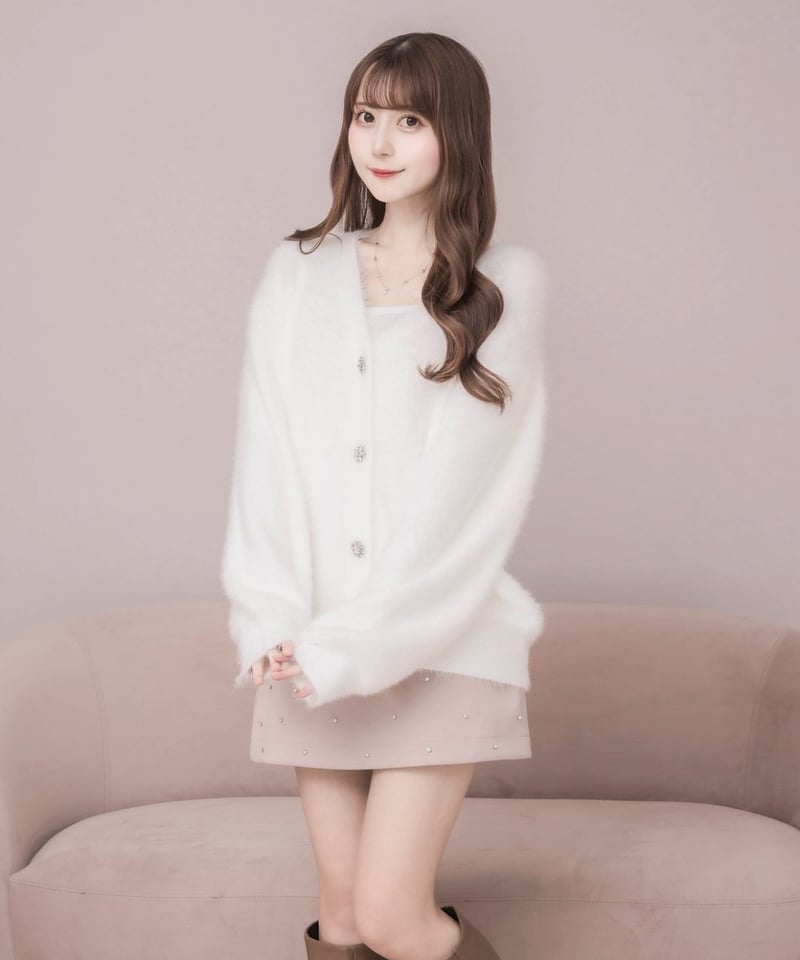 ビジューボタンカーディガン | DOLCELICHE（ドルチェリーチェ）