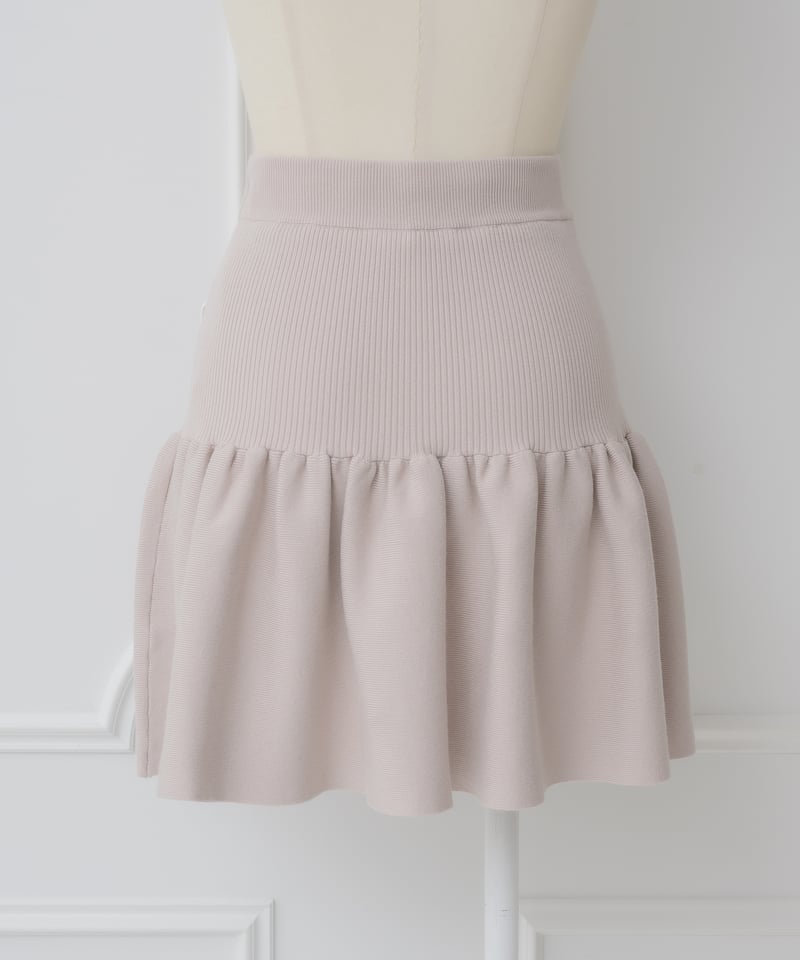 バイカラーリボンミニスカートセットアップ | DOLCELICHE（ドルチェ