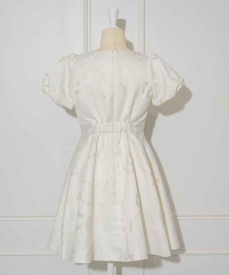 リボンジャガードミニワンピース | DOLCELICHE（ドルチェリーチェ）