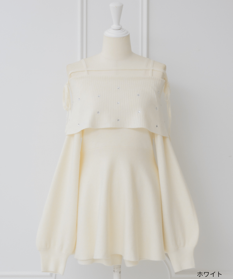 ペプラムトップスニットセットアップ | DOLCELICHE（ドルチェリーチェ）