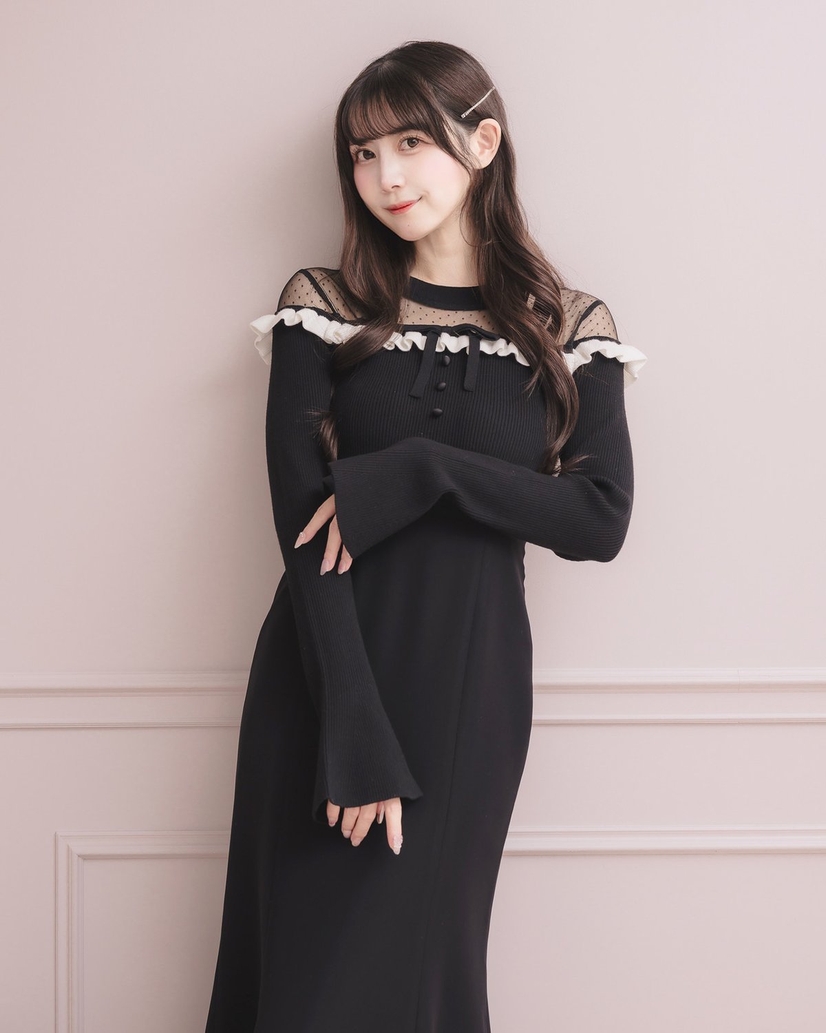 デコルテチュールドッキングワンピース | DOLCELICHE（ドルチェリーチェ）