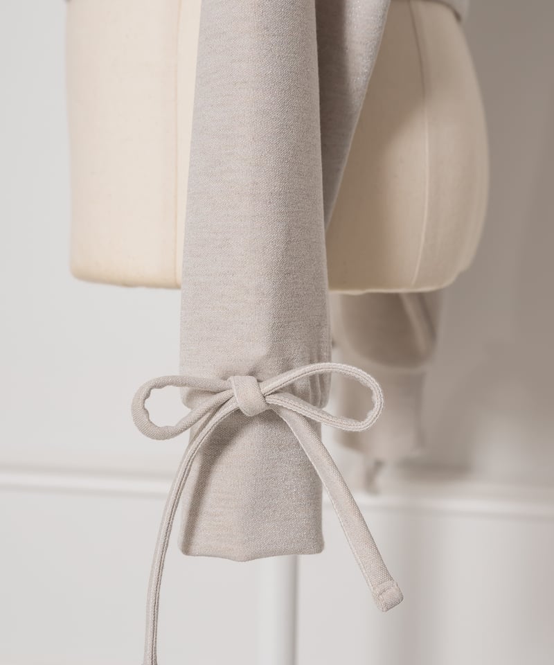 レースドッキングラメZIPパーカー | DOLCELICHE（ドルチェリーチェ）