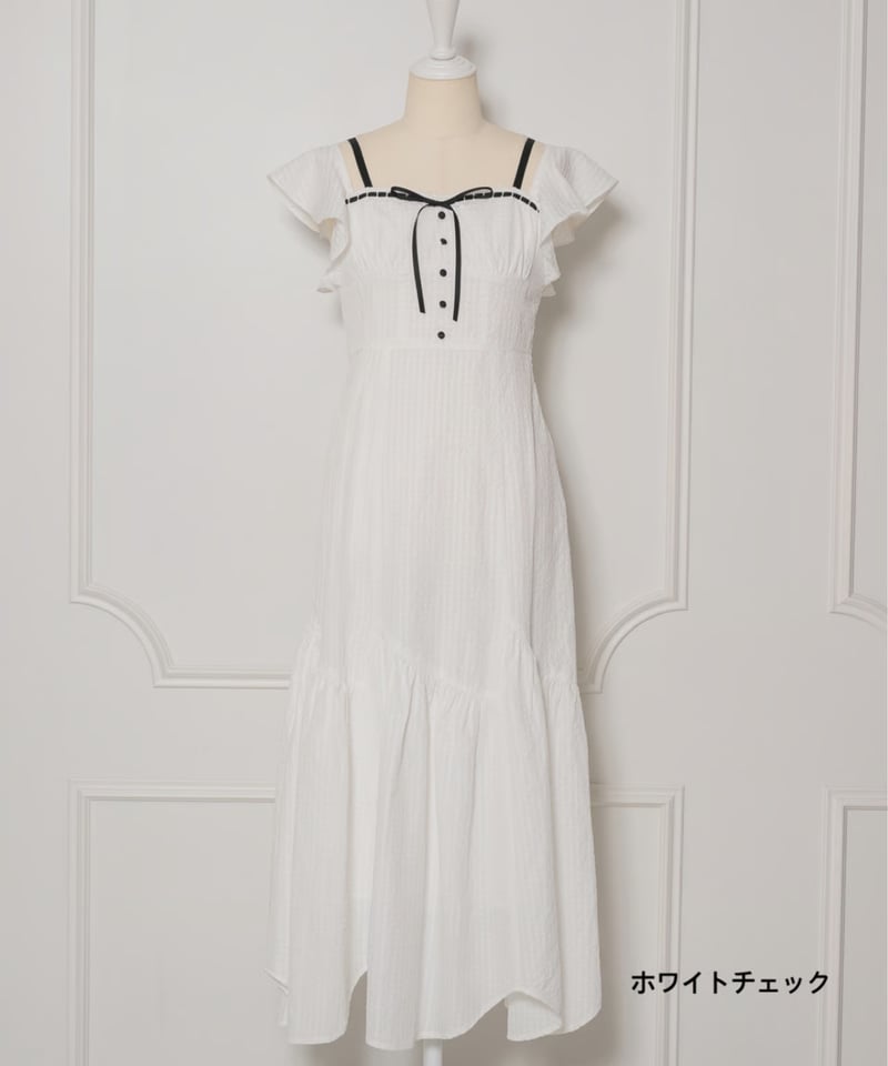 DOLCE LICHE イレギュラーヘムティアードワンピース fit=scale-down,w=1200