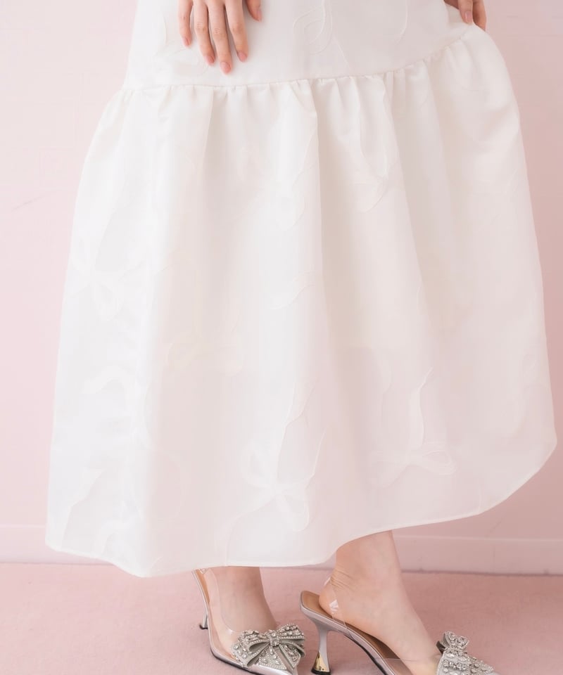 リボンジャガードワンピース | DOLCELICHE（ドルチェリーチェ）