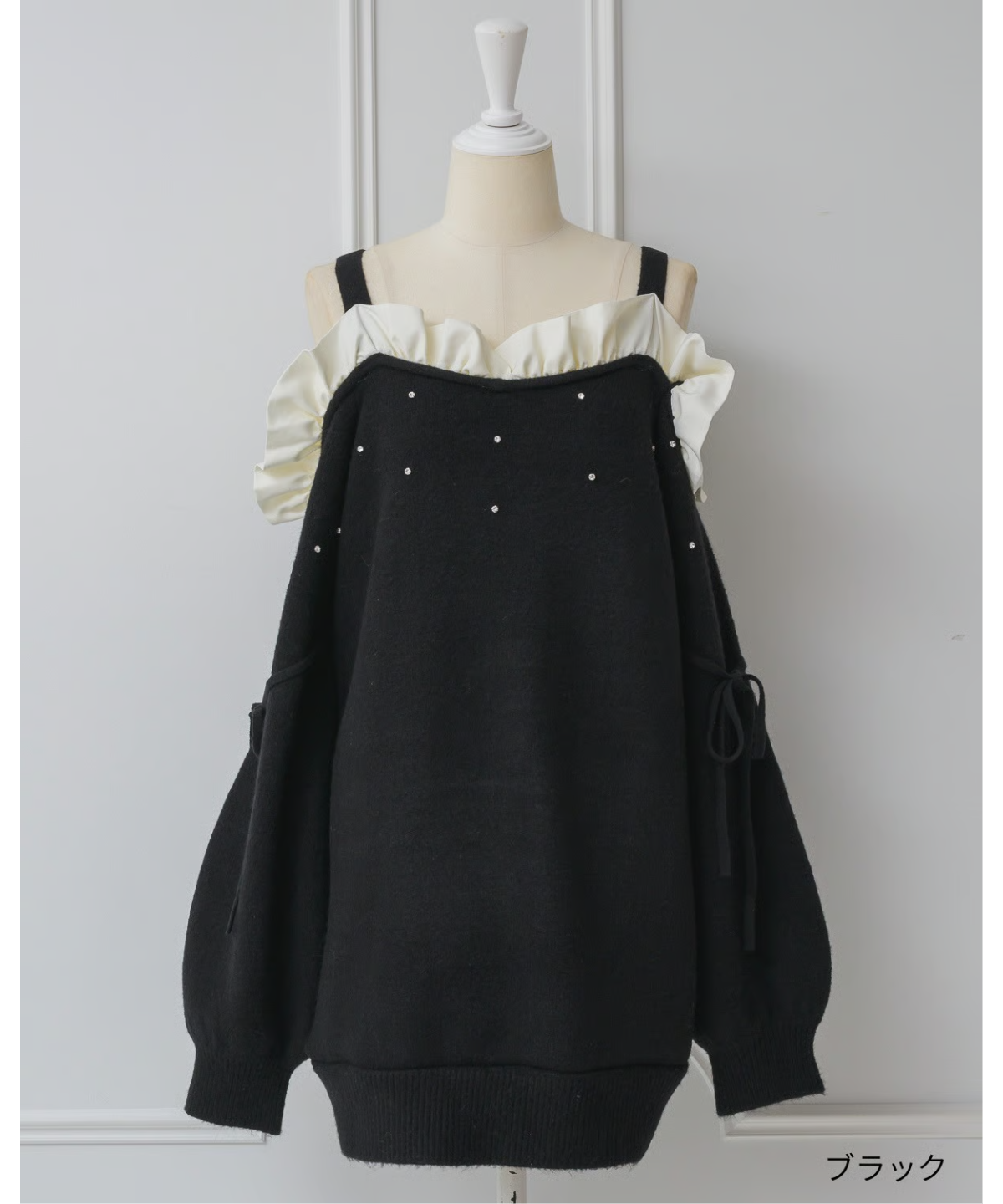 オフショルフリルミニニットワンピース | DOLCELICHE（ドルチェリーチェ）