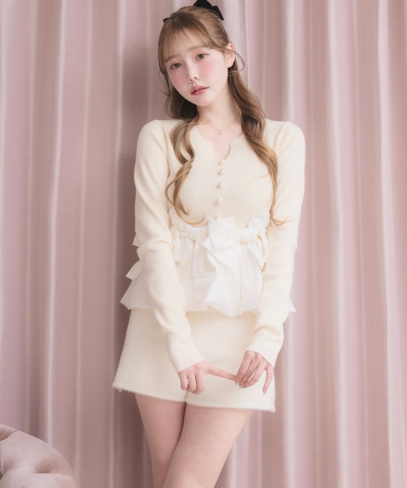 完売品 バルーンリボントップス バルーンリボントップス | DOLCELICHE（ドルチェリーチェ）