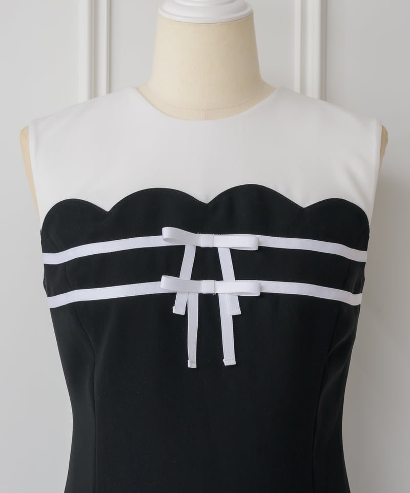 エラディエ　スカラップミニワンピ スカラップミニワンピース | DOLCELICHE（ドルチェリーチェ）