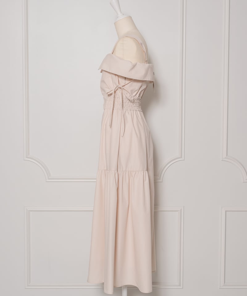 フロントホックオフショルダーワンピース | DOLCELICHE
