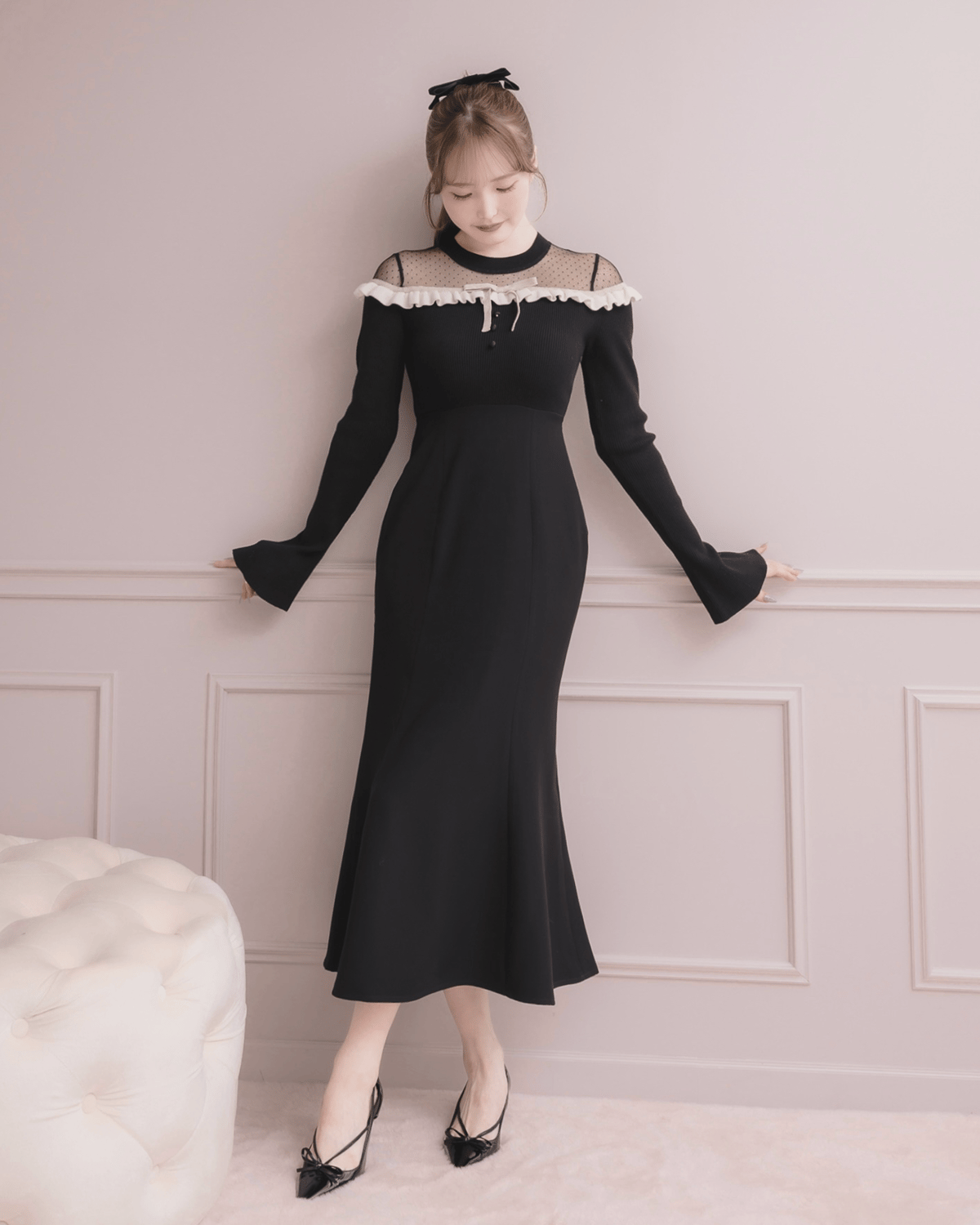 DOLCELICHE ドルチェリーチェ ワンピース 2025.06.15 release Summer Collection ◼︎カットワークワンピース