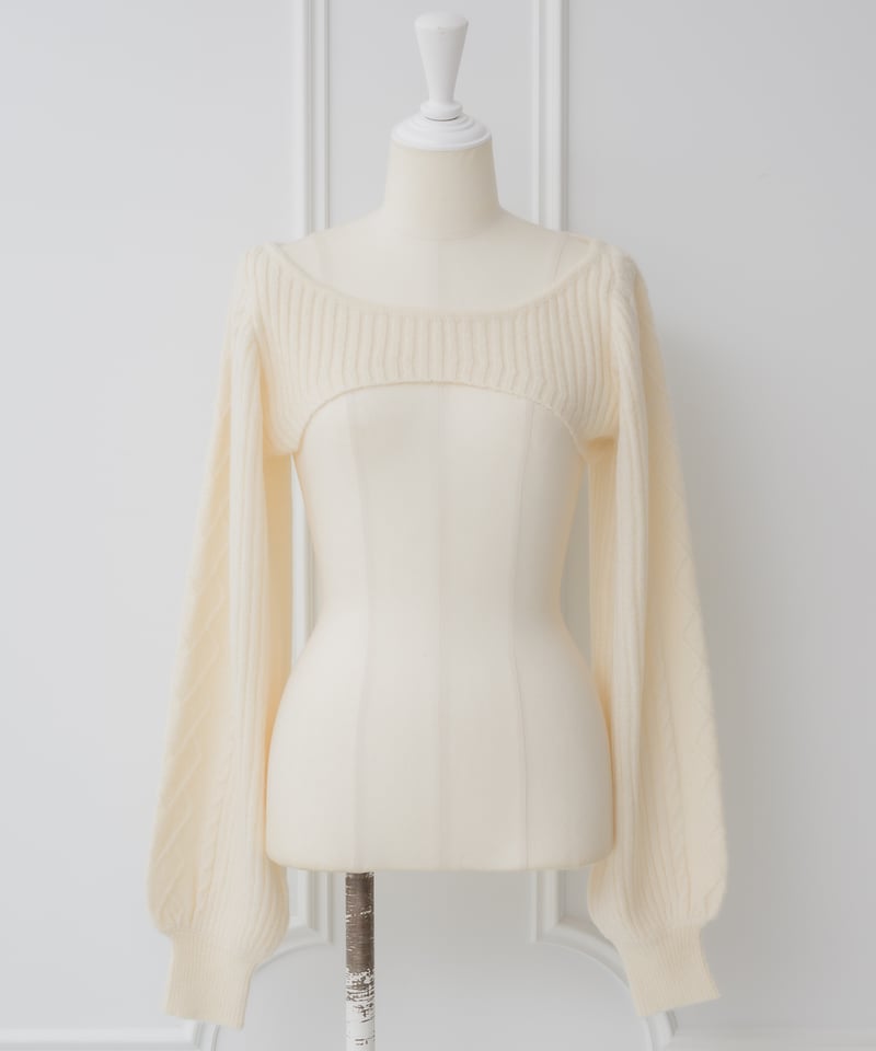 ニットトップス×チェックワンピースセット | DOLCELICHE（ドルチェ