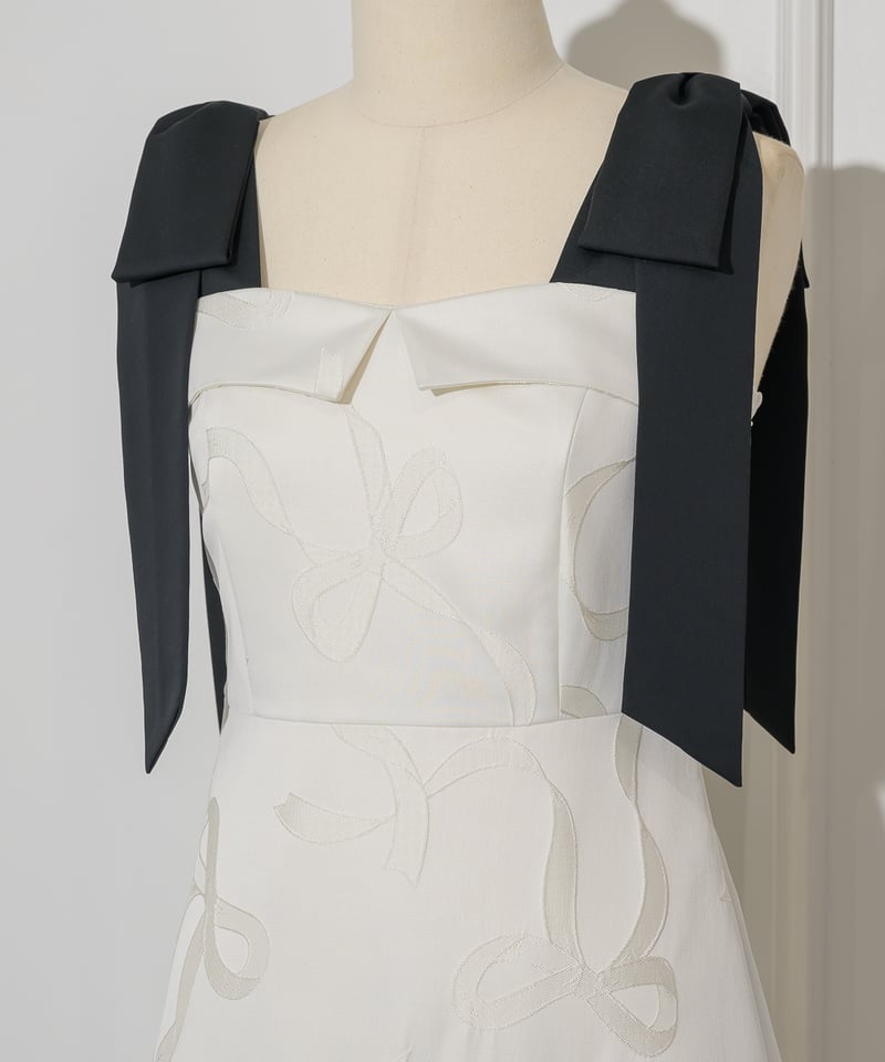 リボンジャガードワンピース | DOLCELICHE（ドルチェリーチェ）