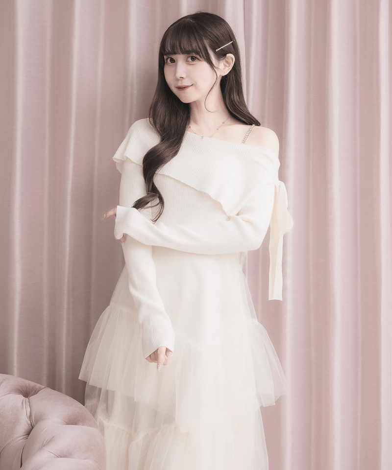 ティアードチュールドッキングワンピース | DOLCELICHE（ドルチェ