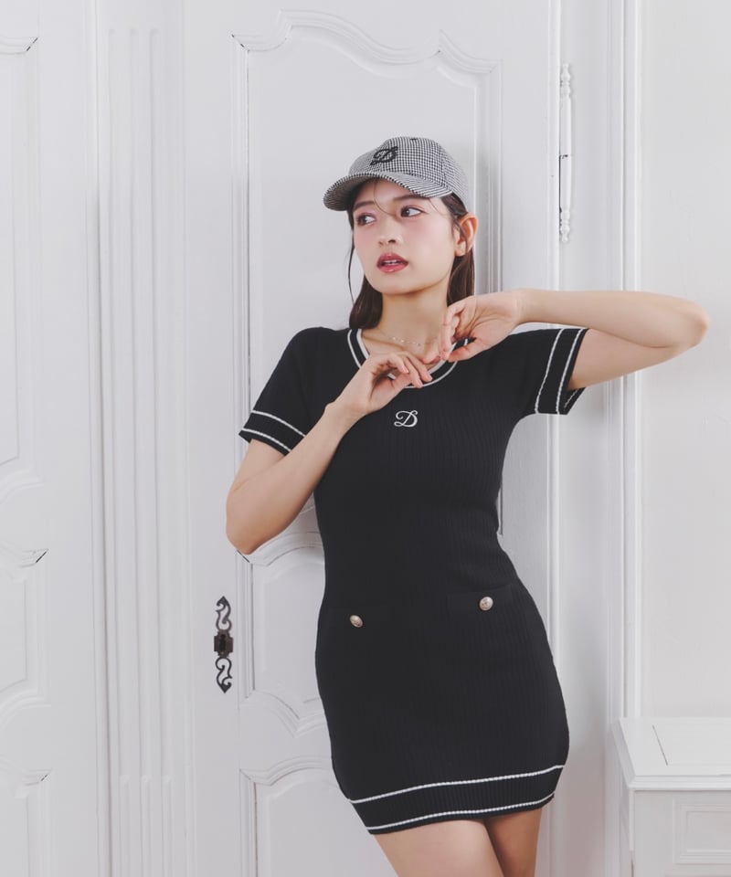 関税込 ドルチェ&ガッバーナ フーディー ロゴ刺繍 コットン 黒 ロゴ刺繍CAP | DOLCELICHE(ドルチェリーチェ)