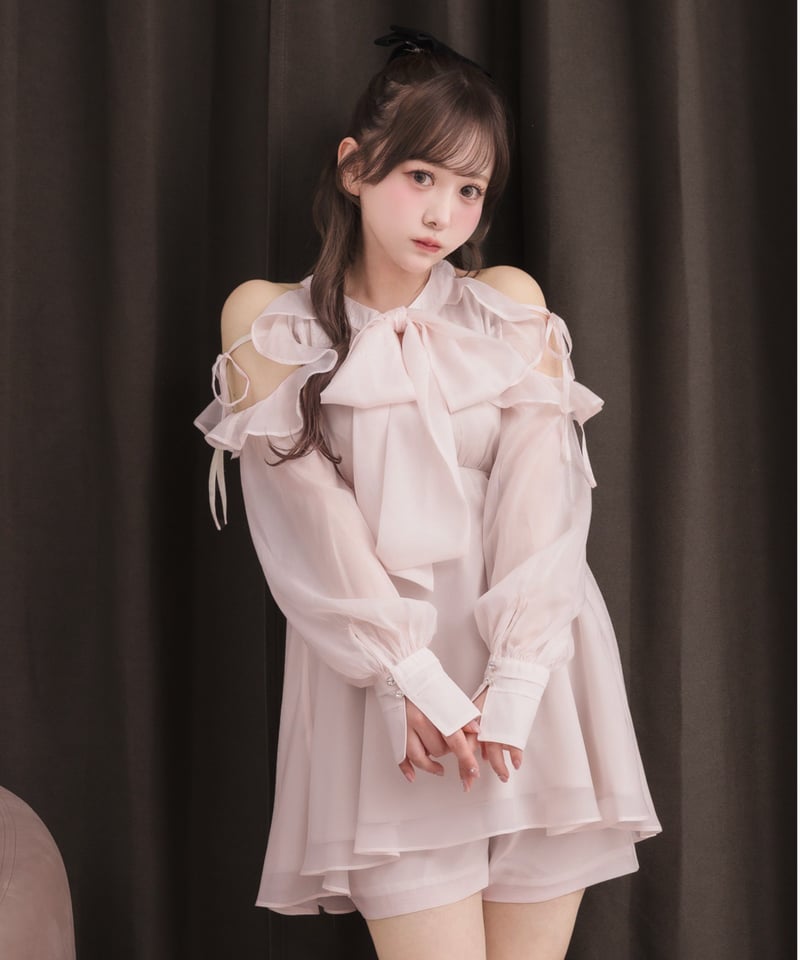 ボウタイシフォンセットアップ | DOLCELICHE（ドルチェリーチェ）