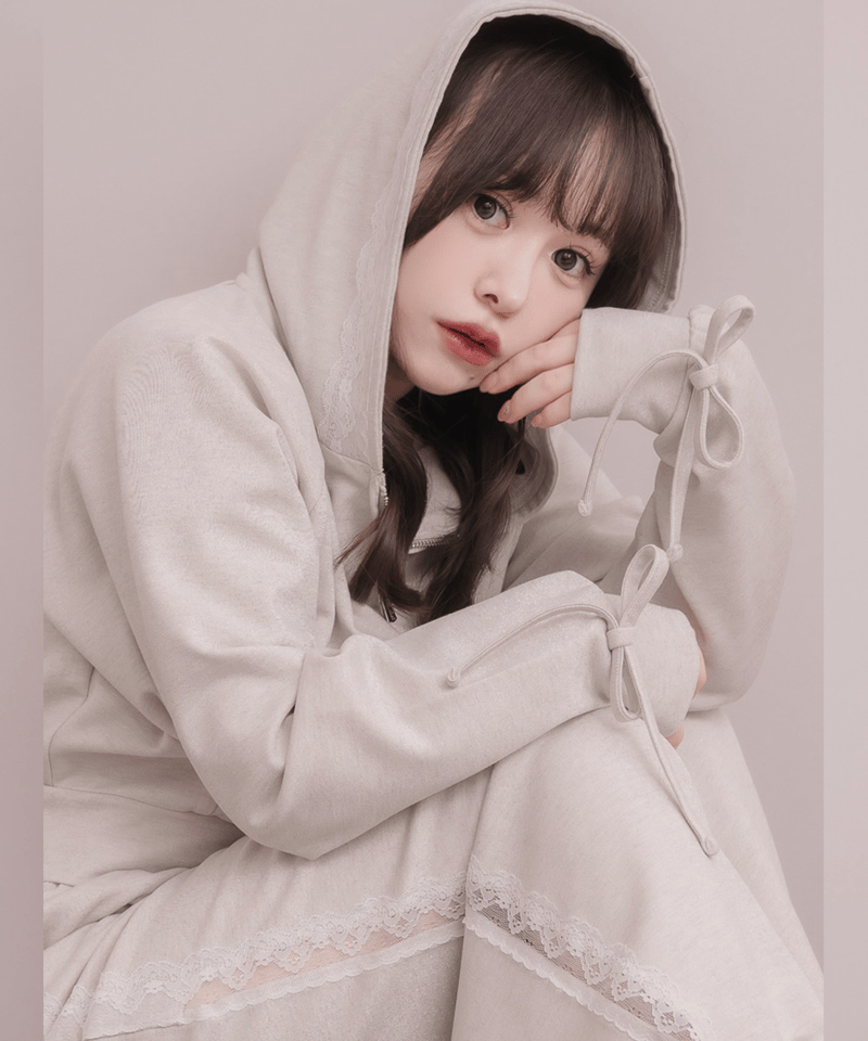 yori チェックパーカー　⭐︎美品⭐︎ パーカー ユニセックス ツートーン リングチェーン チェック