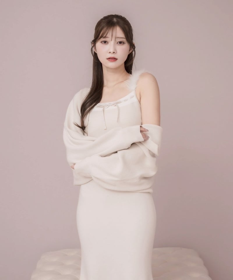 『toshi』バジュラ（ドルチェ） フェザーストラップワンピカーデセット | DOLCELICHE（ドルチェ