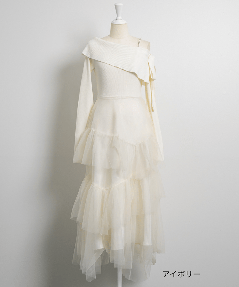 ティアードチュールドッキングワンピース | DOLCELICHE（ドルチェ