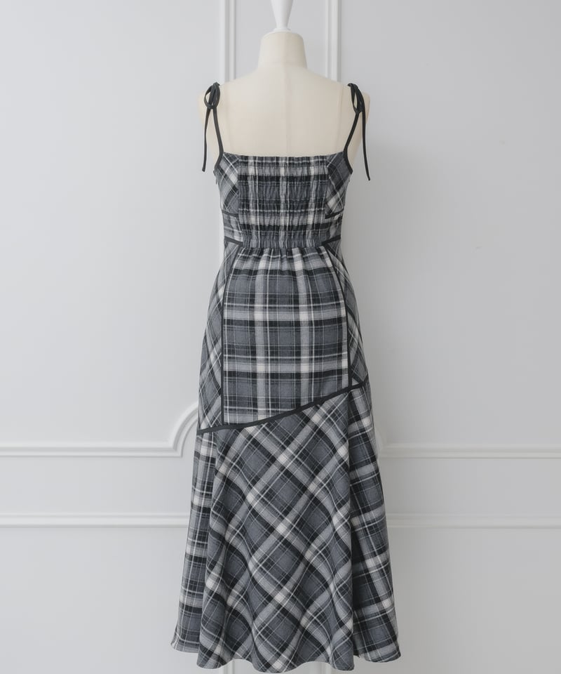 ニットトップス×チェックワンピースセット | DOLCELICHE（ドルチェ