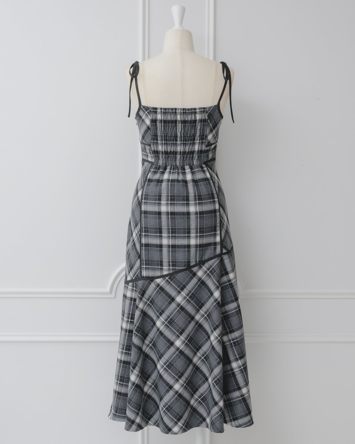 ニットトップス×チェックワンピースセット | DOLCELICHE（ドルチェ