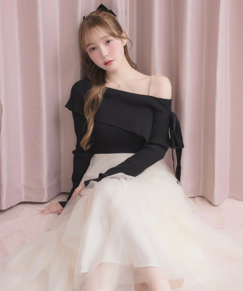 ティアードチュールドッキングワンピース | DOLCELICHE（ドルチェ